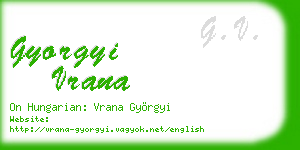 gyorgyi vrana business card